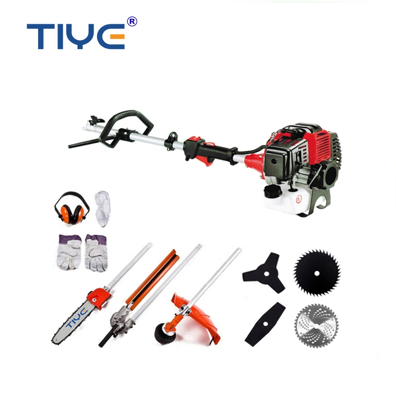 Multi-Function Garden Tool Gasoline Brush Cutter 7 in 1 52 Cc Multi Grass Trimmer Desmalezadora