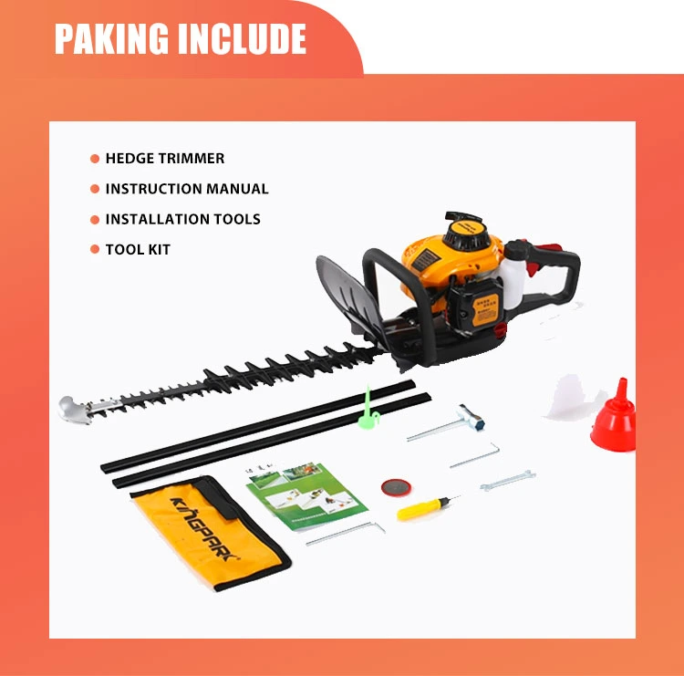 Kingpark 2022 Hot Sale High Quality Petrol Hedge Trimmer for Double Blade