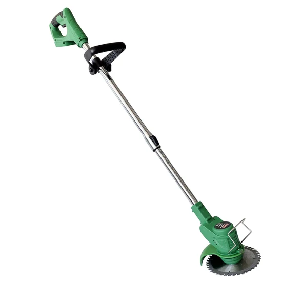 21V Portable Cordless Battery Blade Grass Cutter Power String Trimmer Electric Brush Cutter